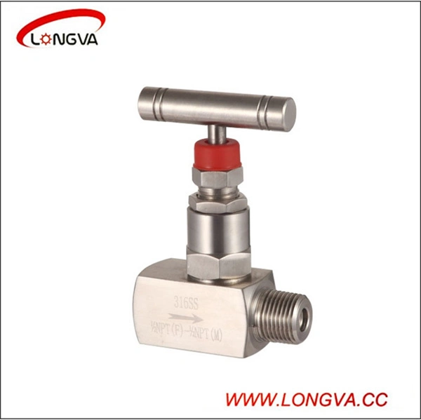 10000psi 1/4&quot; Stainless Steel Sanitary High Pressure Flow Control Needle Valve