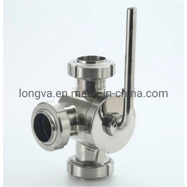 Stainless Steel Sanitary 2 Way 3 Way SMS Union Plug Valve