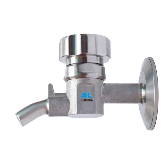 Manual Operation Sanitary SS304 Beer Sampling Valve for Beer Brewing Equipment