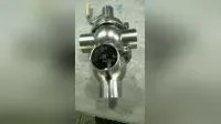 Sanitary Stainless Steel SS304/316L Pneumatic Welded Stop and Reversing Valve