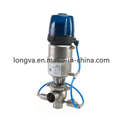 Stainless Steel Sanitary Pneumatic Globe Valve with Contorl Top