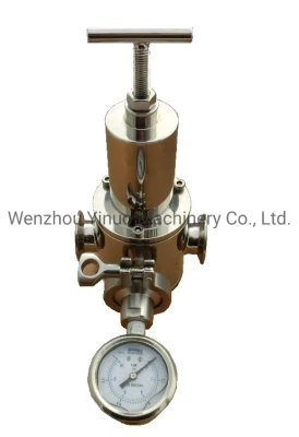 Pressure Reducing Control Valves Sanitary Stainless Steel Safety Relief Valve